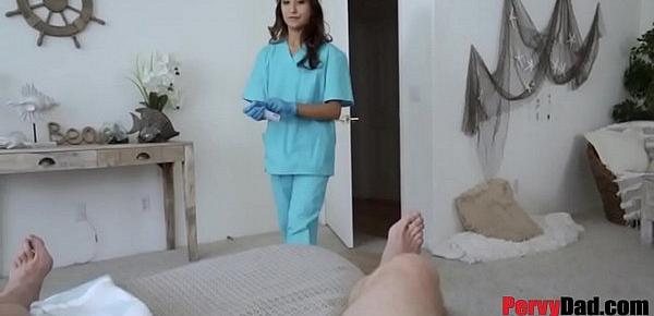  Nurse Daughter Gives Dad a Hand! WTF